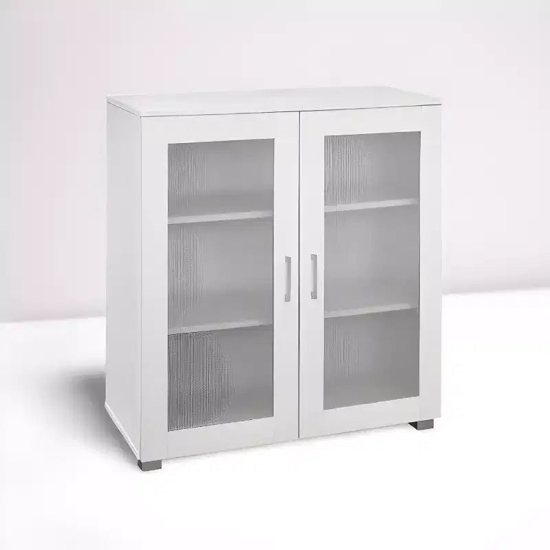 Meuble de rangement d'appoint à 2 portes, buffet bas, placard de rangement au sol pour cuisine, salle à manger, salon, entrée