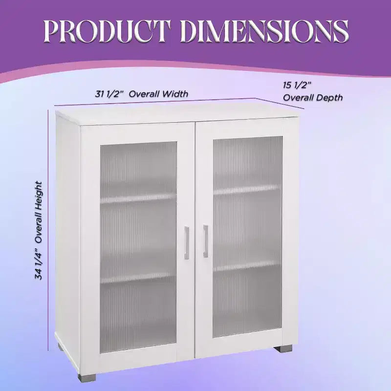 Meuble de rangement d'appoint à 2 portes, buffet bas, placard de rangement au sol pour cuisine, salle à manger, salon, entrée