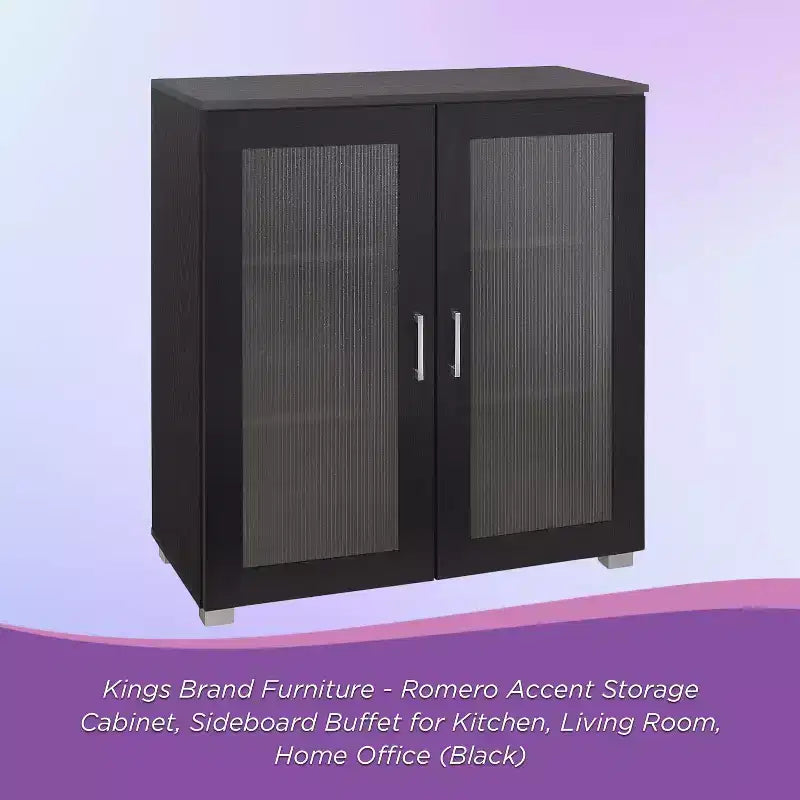 Meuble de rangement d'appoint à 2 portes, buffet bas, placard de rangement au sol pour cuisine, salle à manger, salon, entrée
