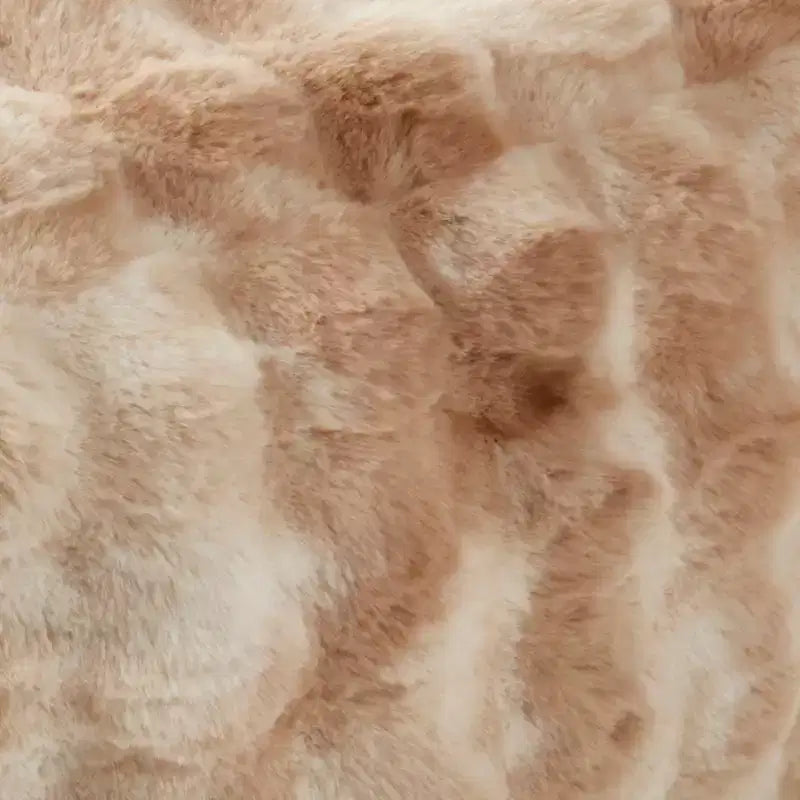 Pouf en fausse fourrure bouclette Plush Bubble