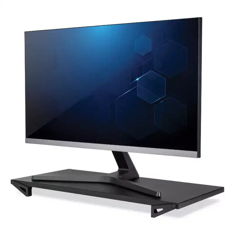 Support pour moniteur, Pour écrans 32 po, 24 x 11 x 2 à 3, Noir, Supporte 30 lb
