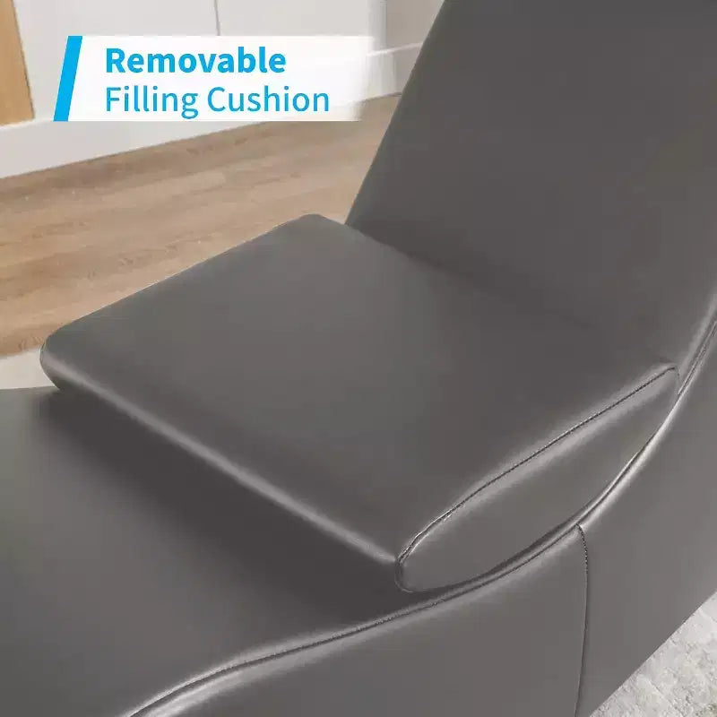 Fauteuil de méditation de 150 cm avec coussin appui-tête réglable