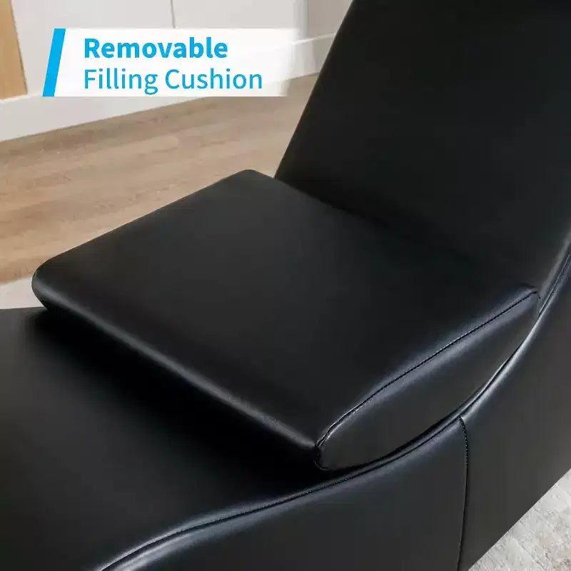 Fauteuil de méditation de 150 cm avec coussin appui-tête réglable