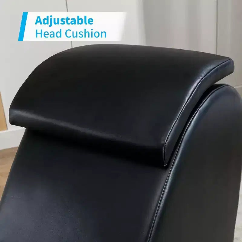 Fauteuil de méditation de 150 cm avec coussin appui-tête réglable