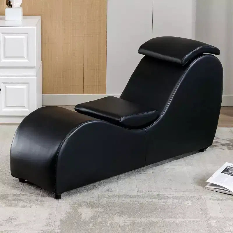 Mjkone 60 Inch Yoga Chair Chaise Lounges with Adjustable Head Cushion