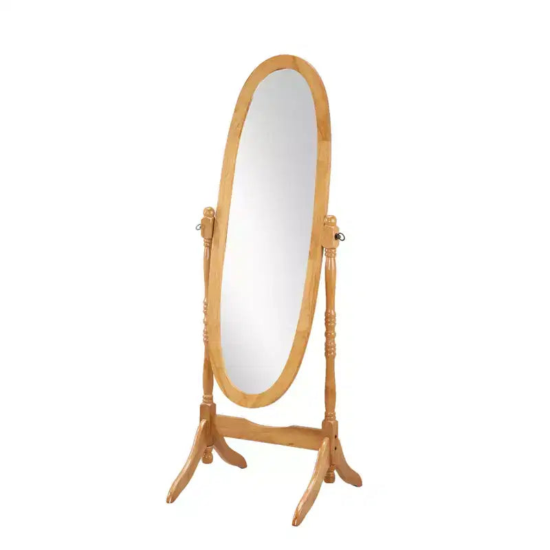 Exquisit Miroir sur pied en bois : un clin d'œil à l'élégance de la reine Anne