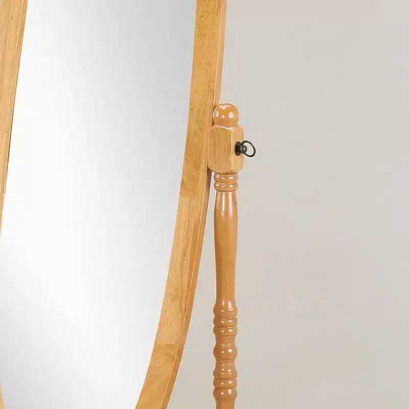 Exquisit Miroir sur pied en bois : un clin d'œil à l'élégance de la reine Anne