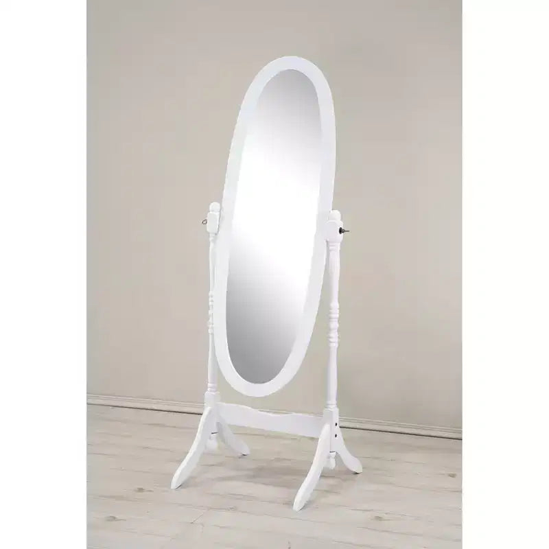 Exquisit Miroir sur pied en bois : un clin d'œil à l'élégance de la reine Anne