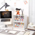 AEELLEEA Transparent Acrylic Ladder Blind Box Display Rack, Magnetic Stackable Storage Stand for Figurines & Dolls