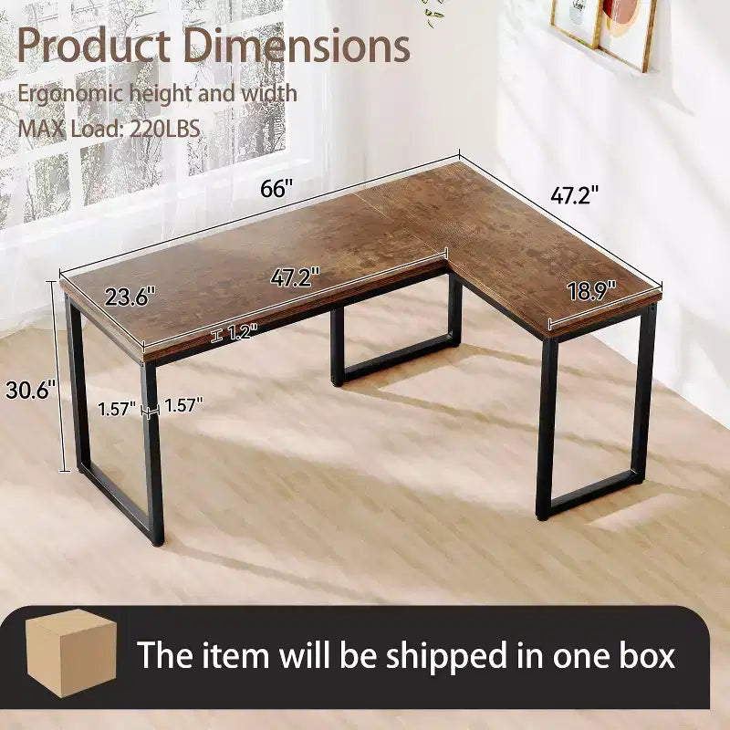 Bureau d'ordinateur d'angle, cadre métallique, rechargeable, plateau épaissi, adapté à un usage professionnel dans les salons
