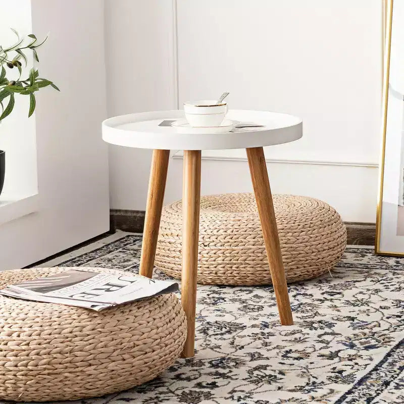 Table d'appoint ronde Canapé Table Basse Table d'appoint Table de Chevet Maison