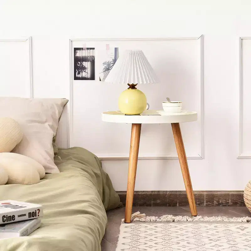 Table d'appoint ronde Canapé Table Basse Table d'appoint Table de Chevet Maison