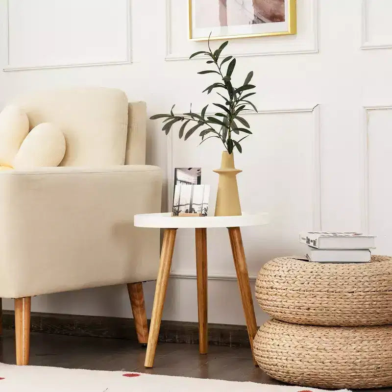 Table d'appoint ronde Canapé Table Basse Table d'appoint Table de Chevet Maison